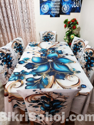 Original 3D Printed Dining Chair Table Cover  6pis combo set